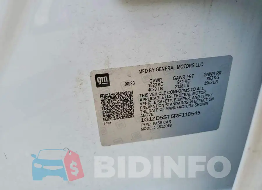 1G1ZD5ST5RF110545 Photo# 12