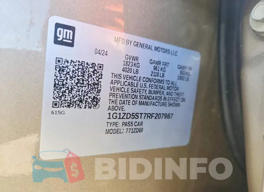 1G1ZD5ST7RF207987 Photo# 12