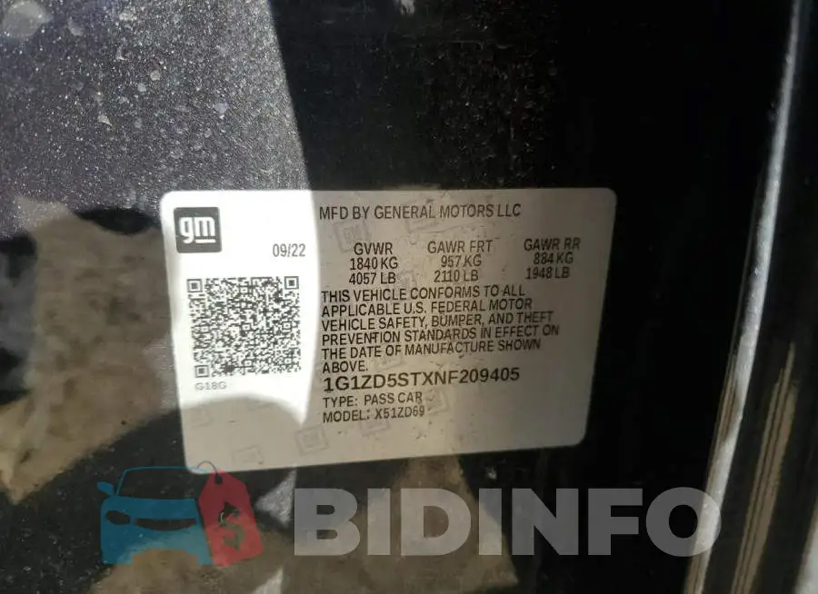 1G1ZD5STXNF209405 Photo# 12