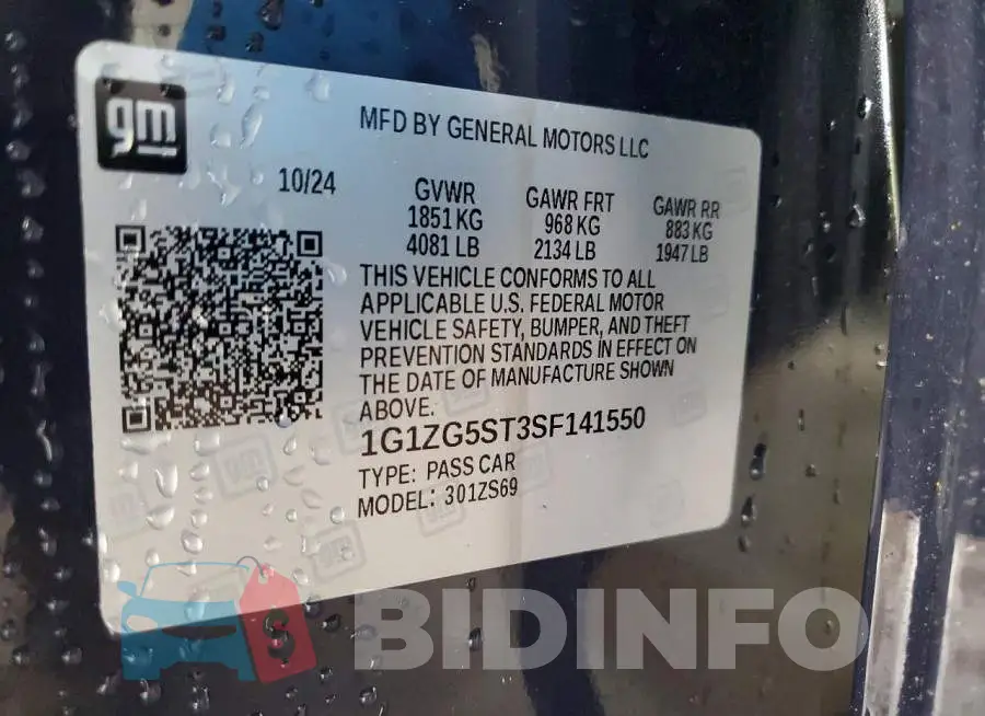 1G1ZG5ST3SF141550 Photo# 12