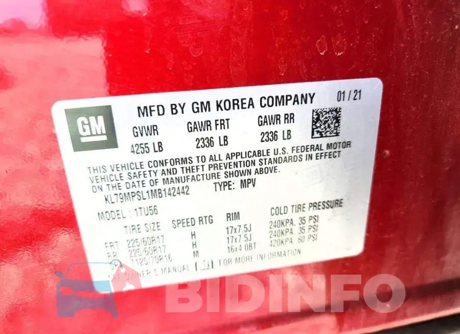 KL79MPSL1MB142442 Photo# 13