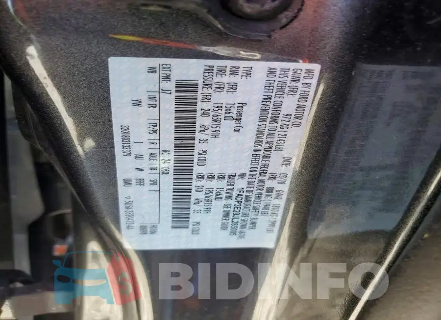 1FADP3E29JL285005 Photo# 12