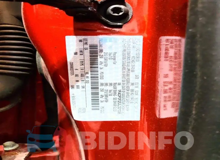 1FADP3F25JL301098 Photo# 12