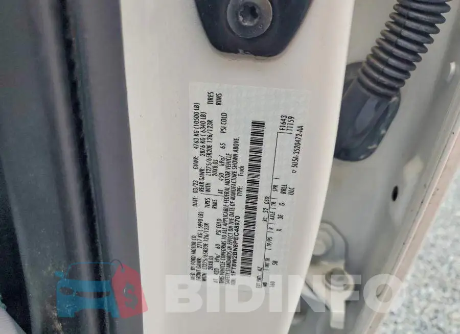 1FT8W2BN8PEC48970 Photo# 13