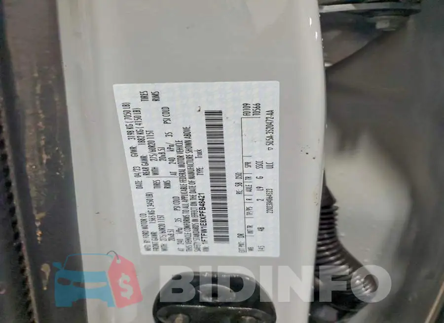 1FTFW1E8XPFB48421 Photo# 12