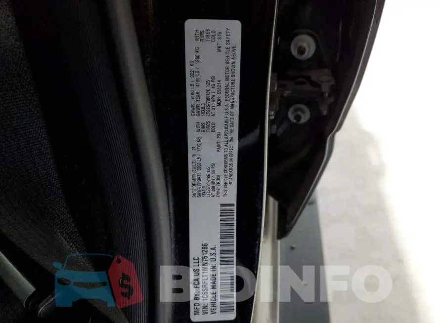 1C6SRFLT1MN761286 Photo# 12