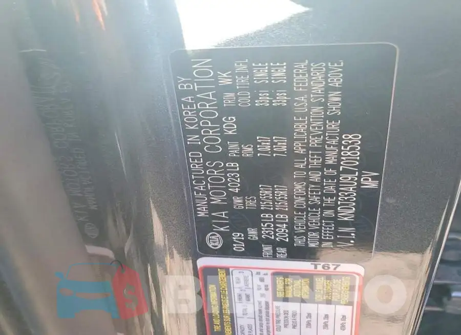 KNDJ33AU9L7018538 Photo# 13