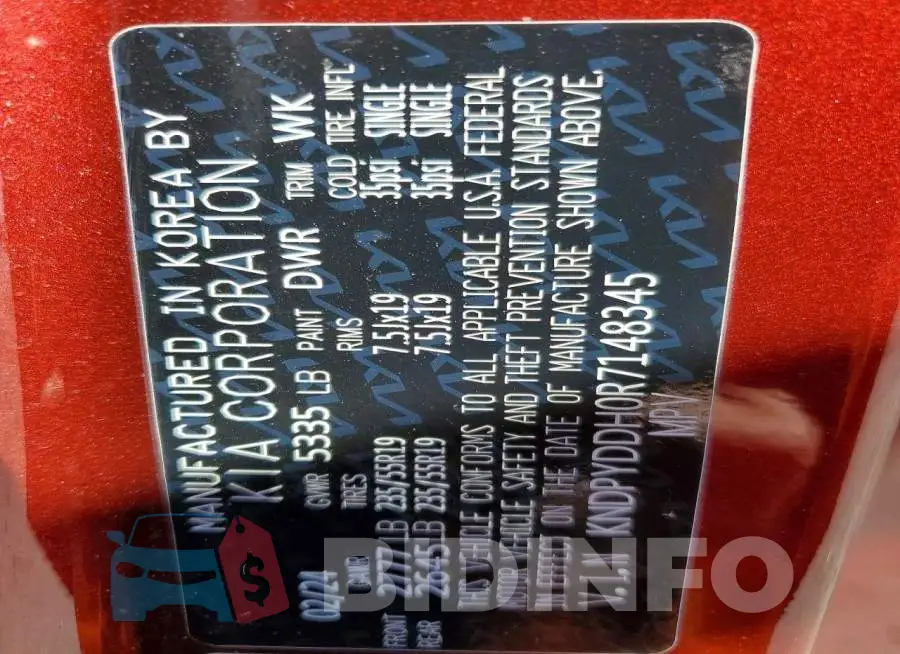 KNDPYDDH0R7148345 Photo# 14