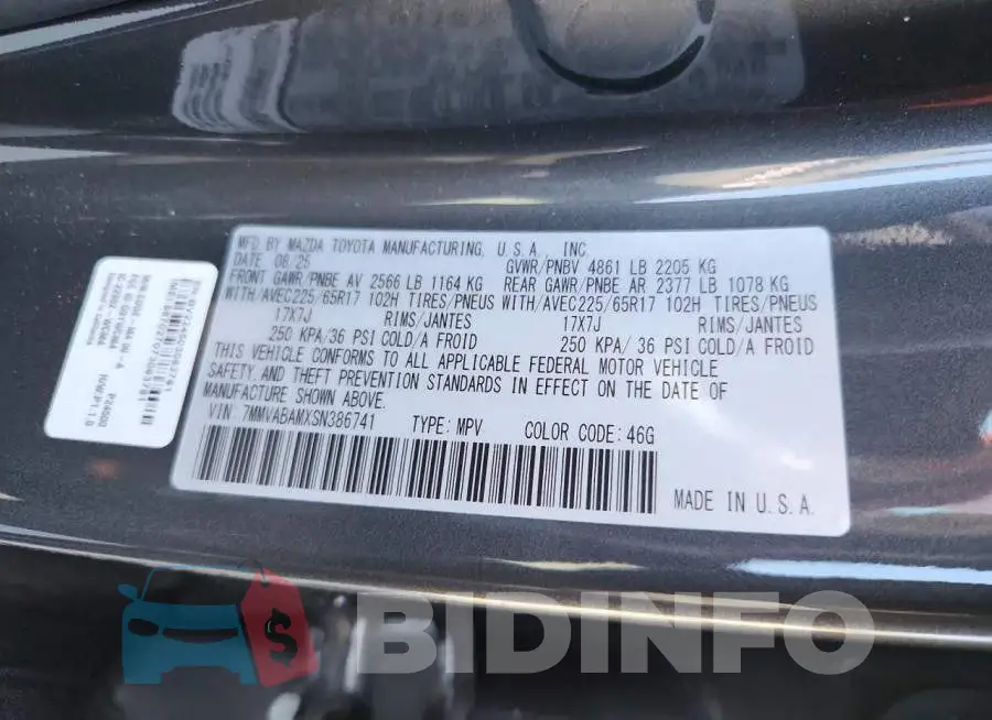 7MMVABAMXSN386741 Photo# 12