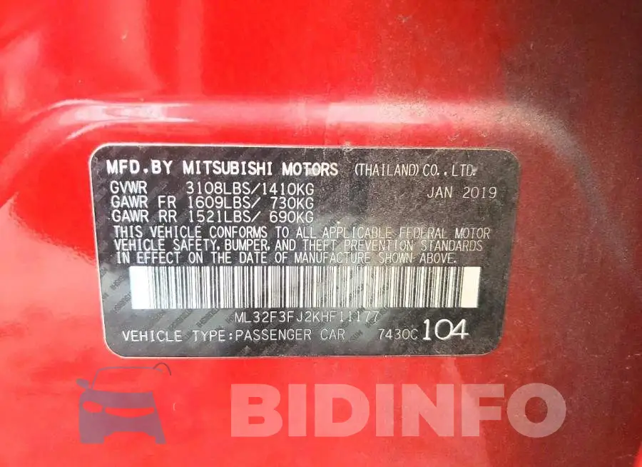 ML32F3FJ2KHF11177 Photo# 12