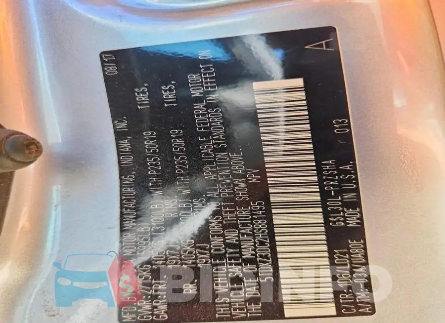 5TDXZ3DC2HS881495 Photo# 14