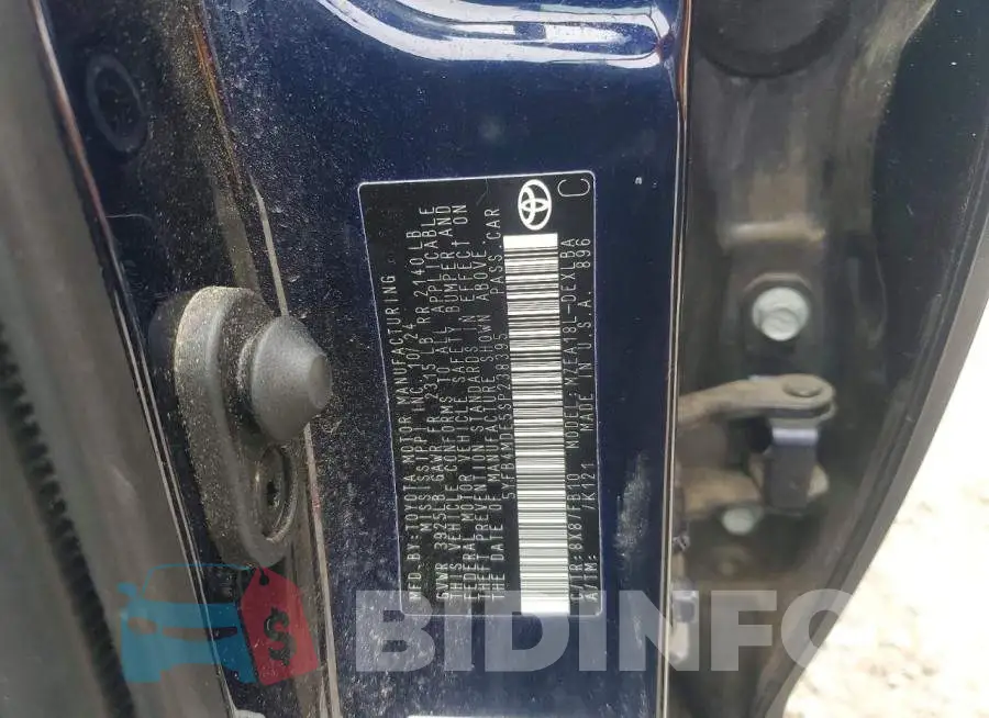 5YFB4MDE5SP238395 Photo# 13