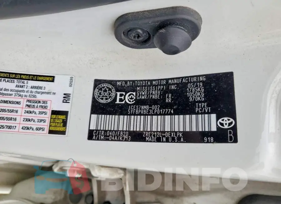 5YFBPRBE3LP017774 Photo# 13
