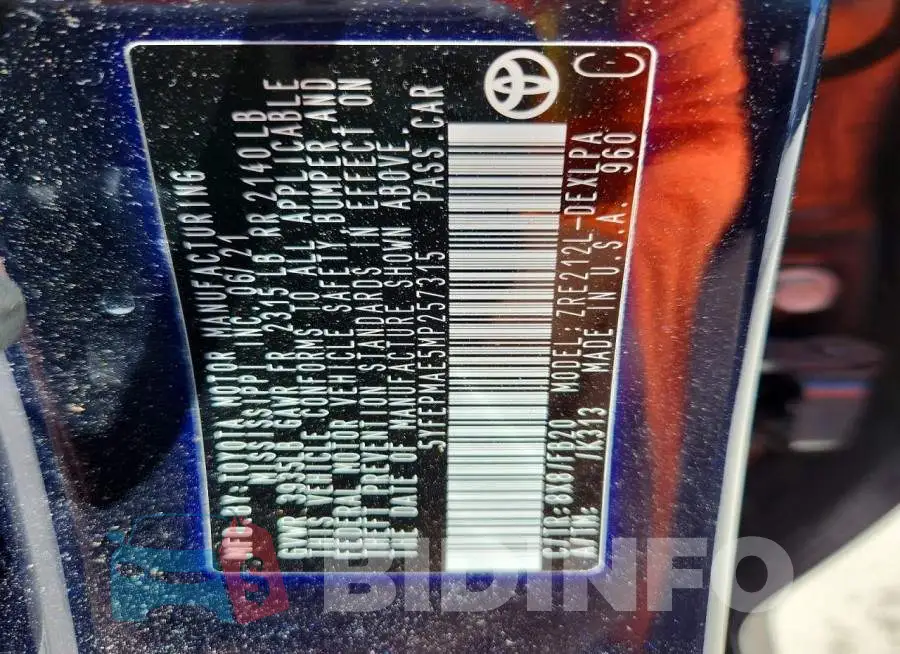 5YFEPMAE5MP257315 Photo# 13