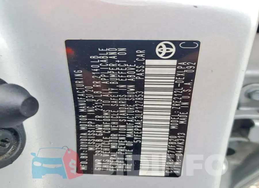 5YFEPRAE3LP127853 Photo# 13