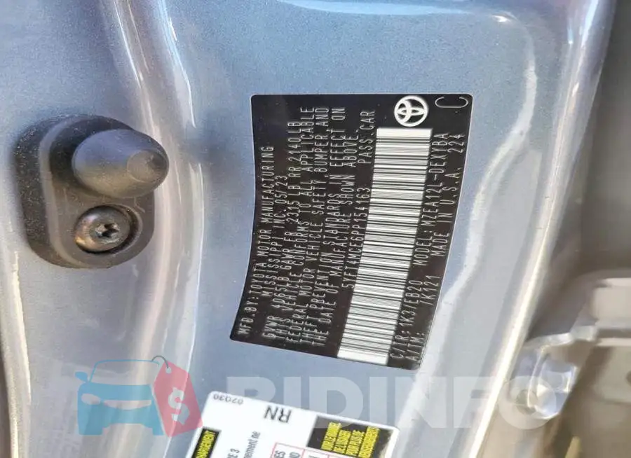 5YFT4MCE6PP154163 Photo# 12