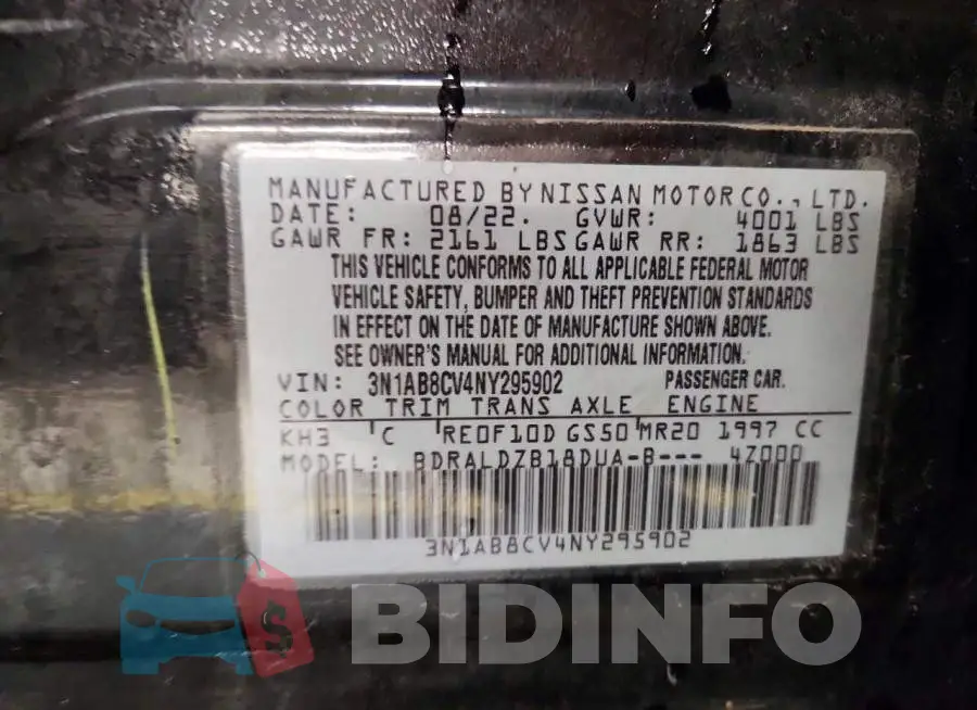 3N1AB8CV4NY295902 Photo# 12