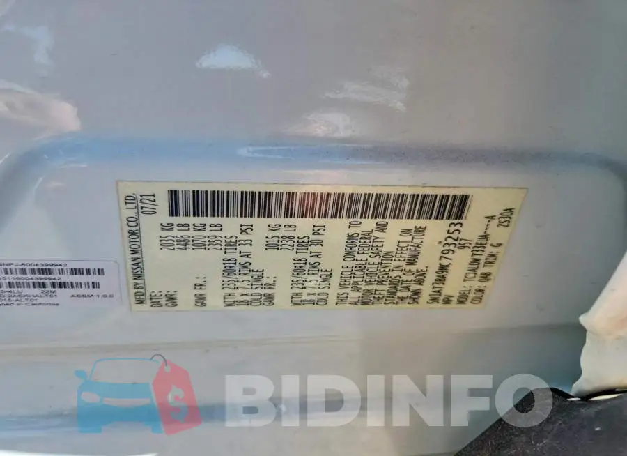 5N1AT3BA9MC793253 Photo# 14