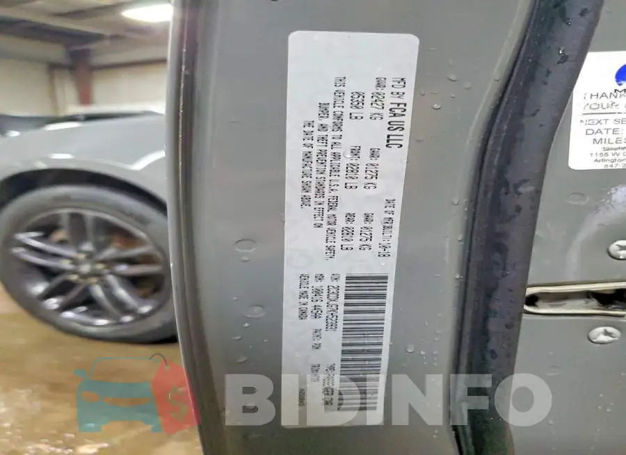 2C3CDXJG7KH523931 Photo# 13