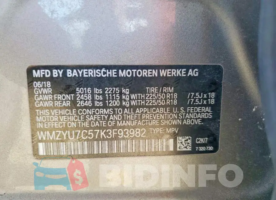 WMZYU7C57K3F93982 Photo# 12