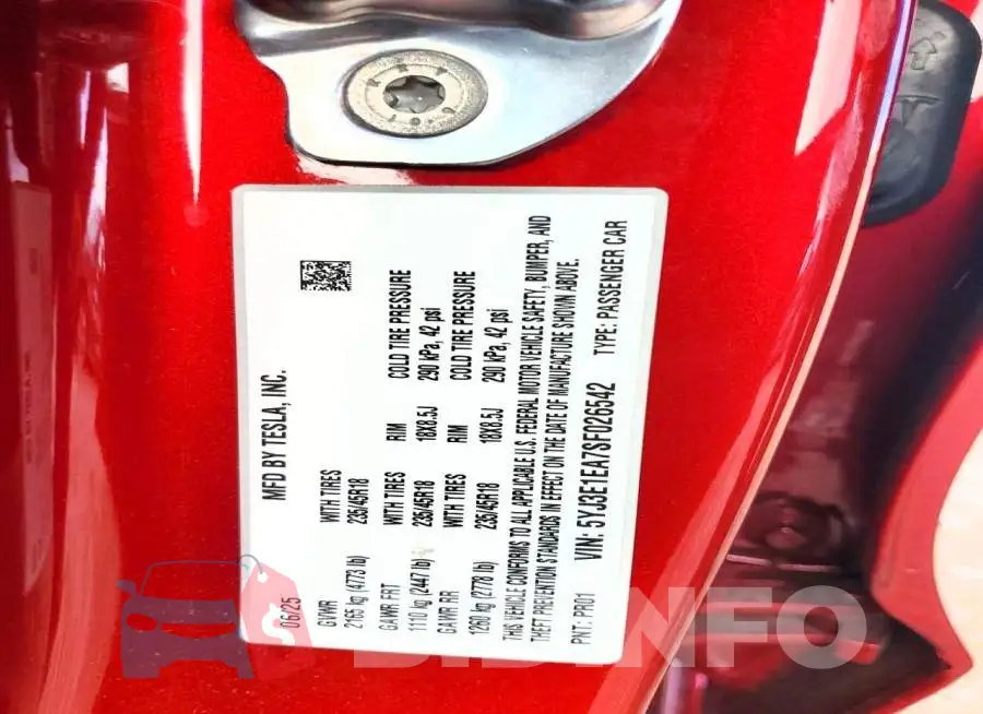 5YJ3E1EA7SF026542 Photo# 12