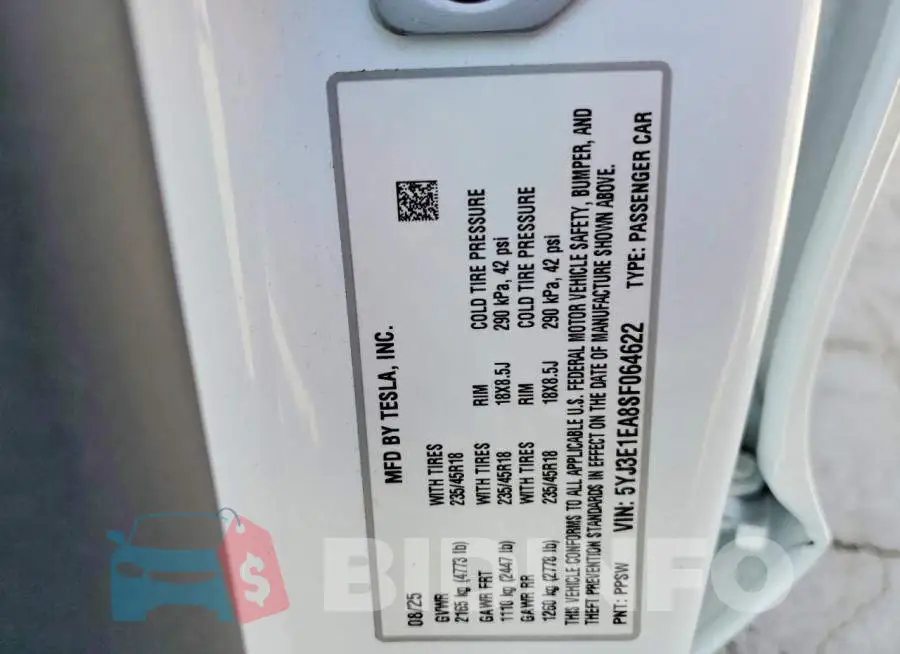 5YJ3E1EA8SF064622 Photo# 12