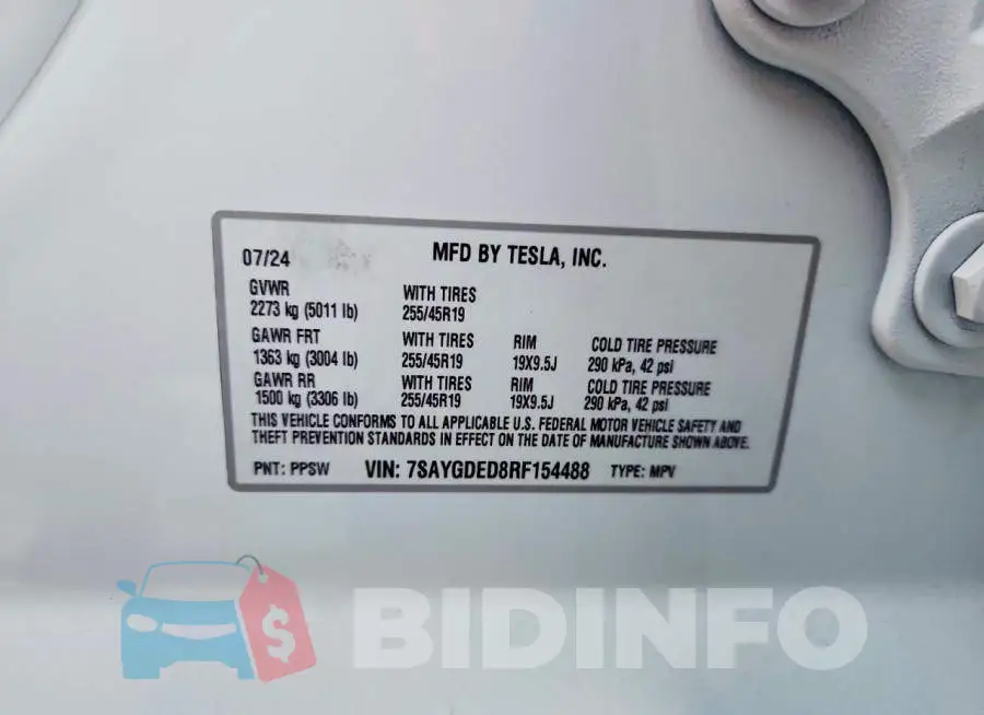 7SAYGDED8RF154488 Photo# 12