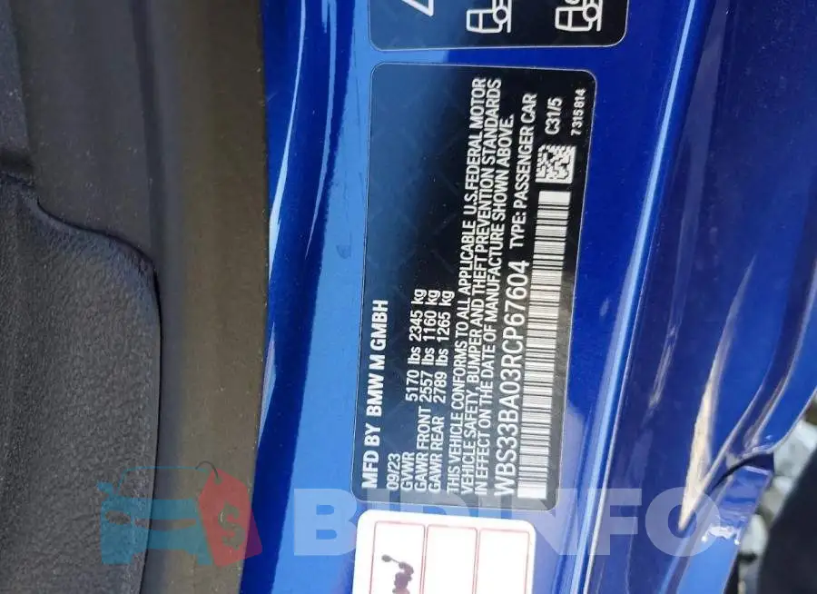 WBS33BA03RCP67604 Photo# 12