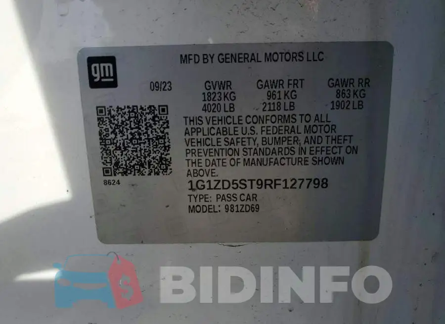 1G1ZD5ST9RF127798 Photo# 13