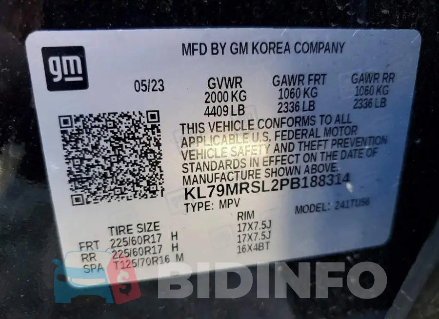 KL79MRSL2PB188314 Photo# 13