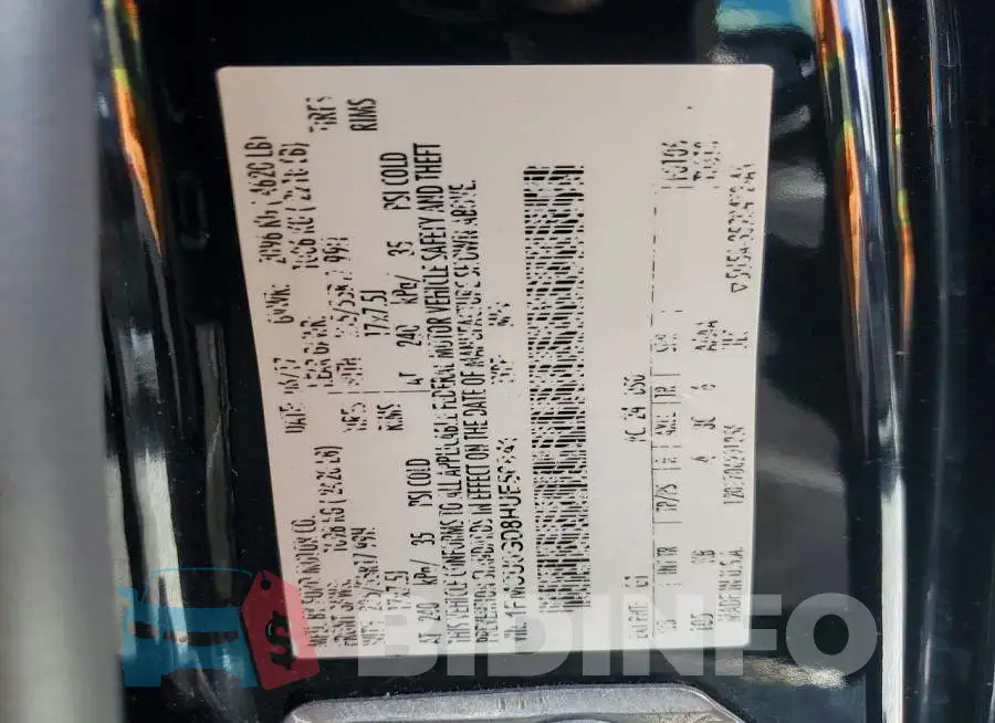 1FMCU0GD8HUE56841 Photo# 13