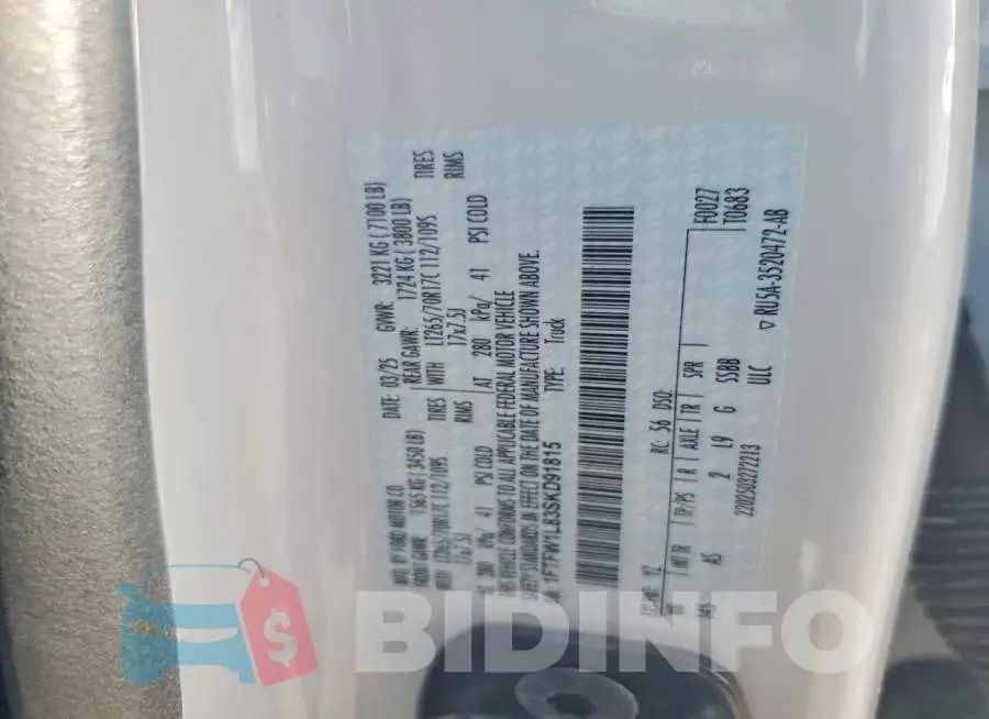 1FTFW1L83SKD91815 Photo# 13