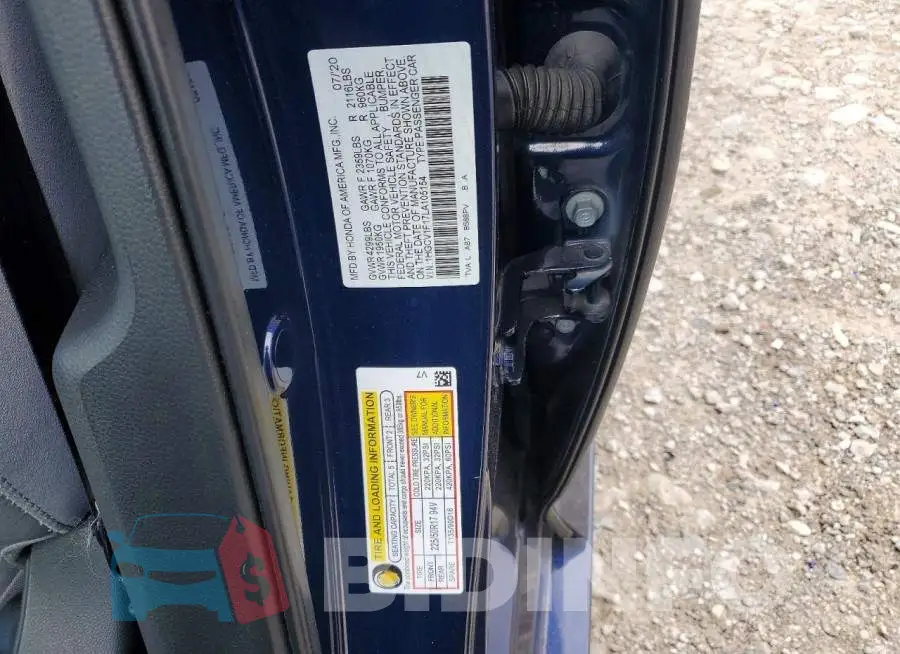 1HGCV1F17LA105154 Photo# 13