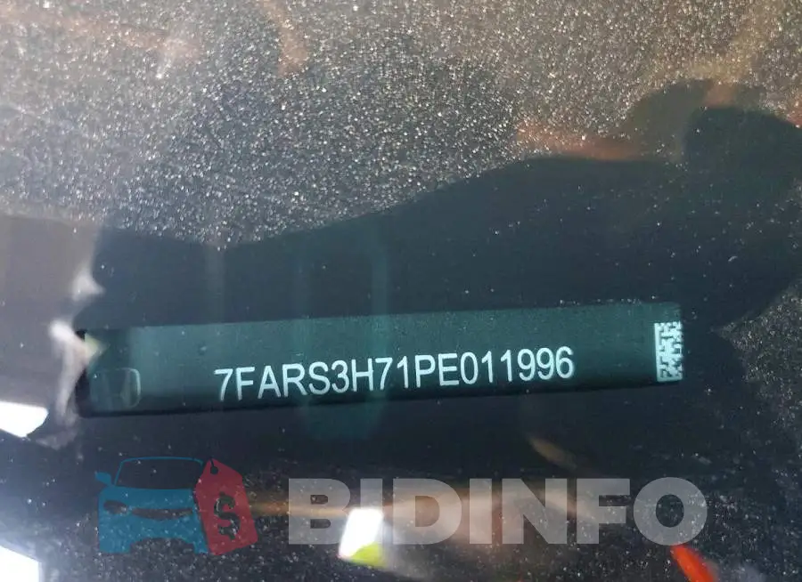 7FARS3H71PE011996 Photo# 12