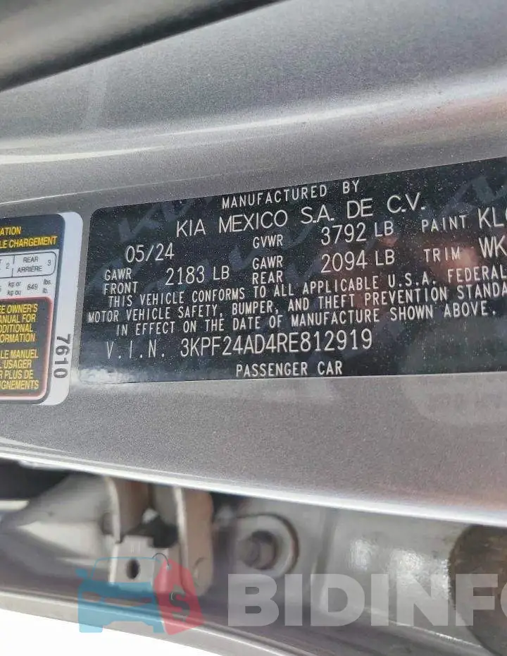 3KPF24AD4RE812919 Photo# 12