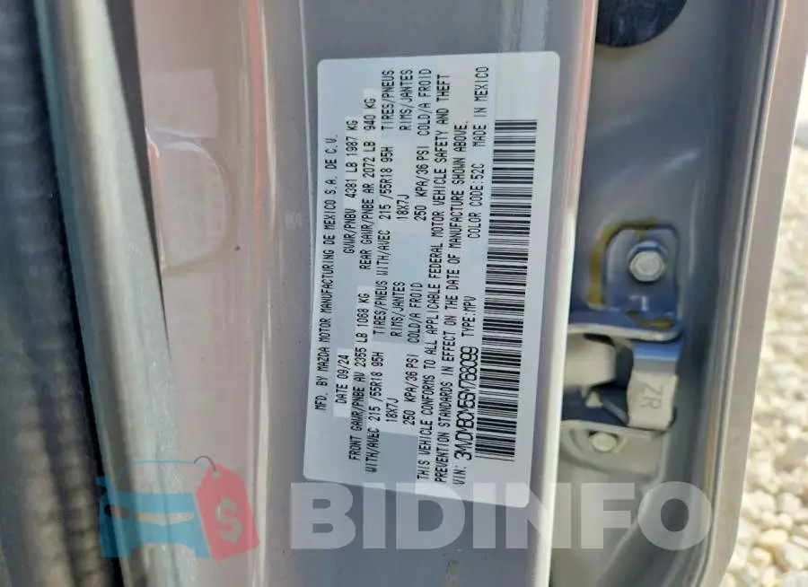 3MVDMBCM5SM768099 Photo# 13