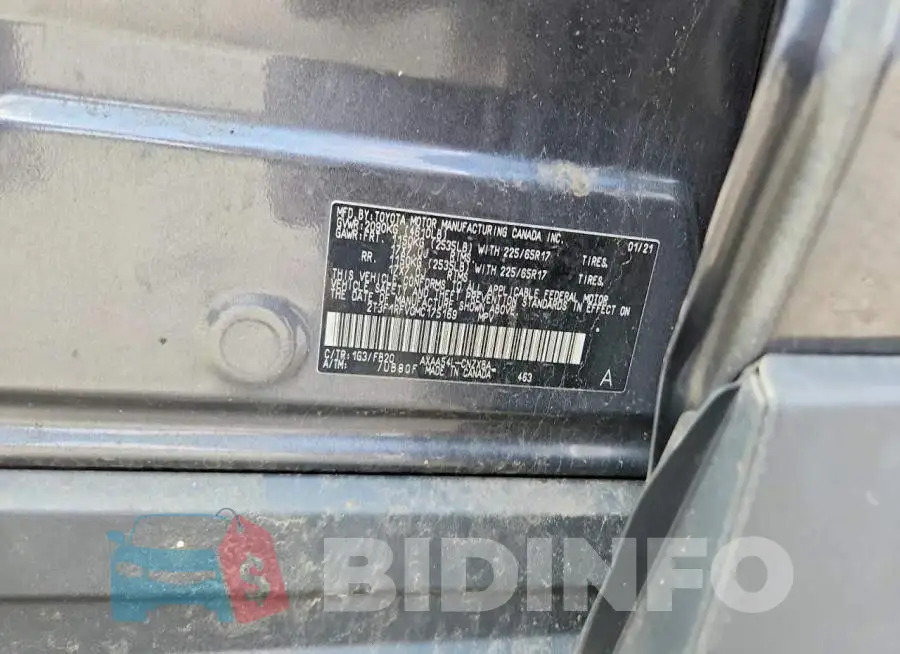 2T3F1RFV0MC175169 Photo# 13
