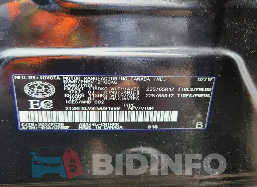 2T3RFREV8HW681899 Photo# 13