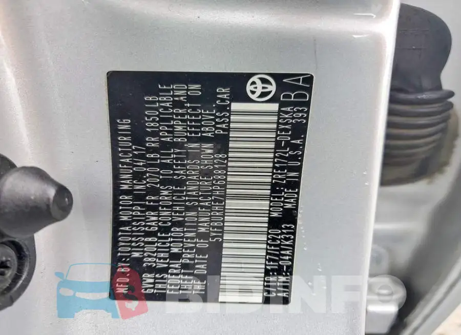 5YFBURHE7HP688128 Photo# 12