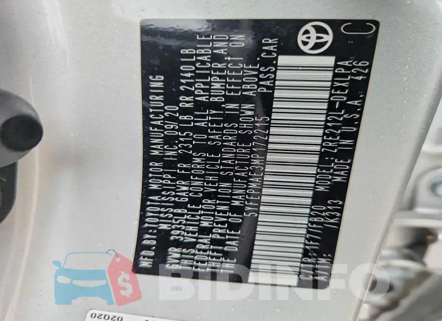 5YFEPMAE3MP172215 Photo# 12