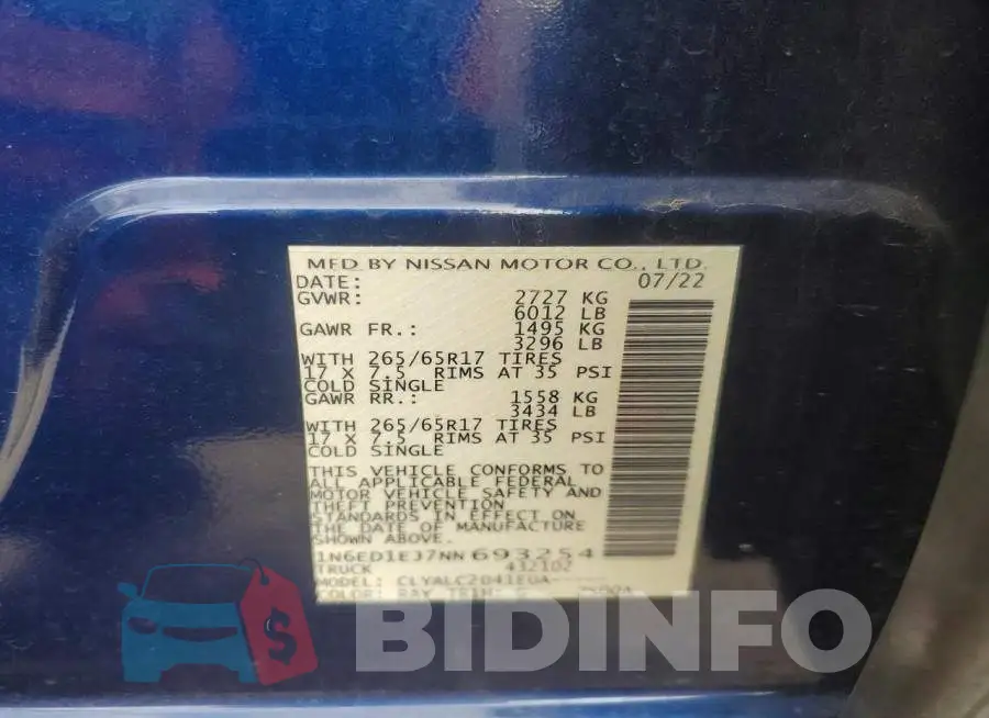 1N6ED1EJ7NN693254 Photo# 13