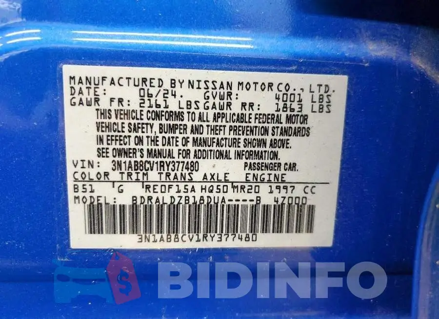 3N1AB8CV1RY377480 Photo# 12