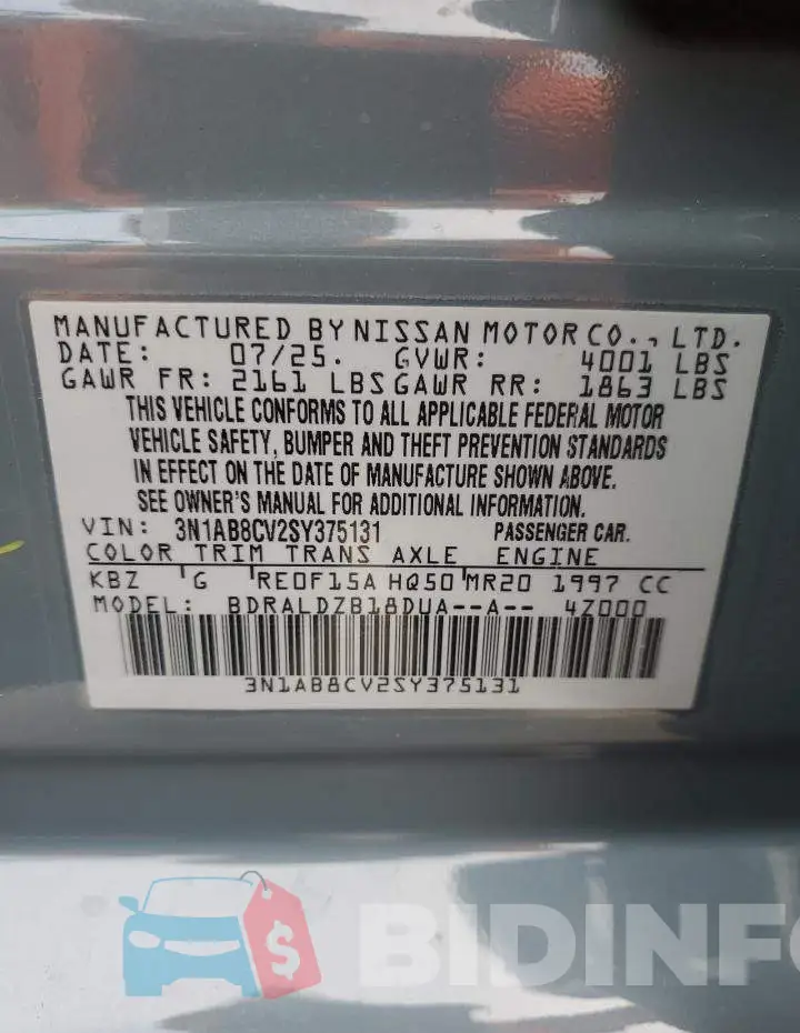 3N1AB8CV2SY375131 Photo# 13