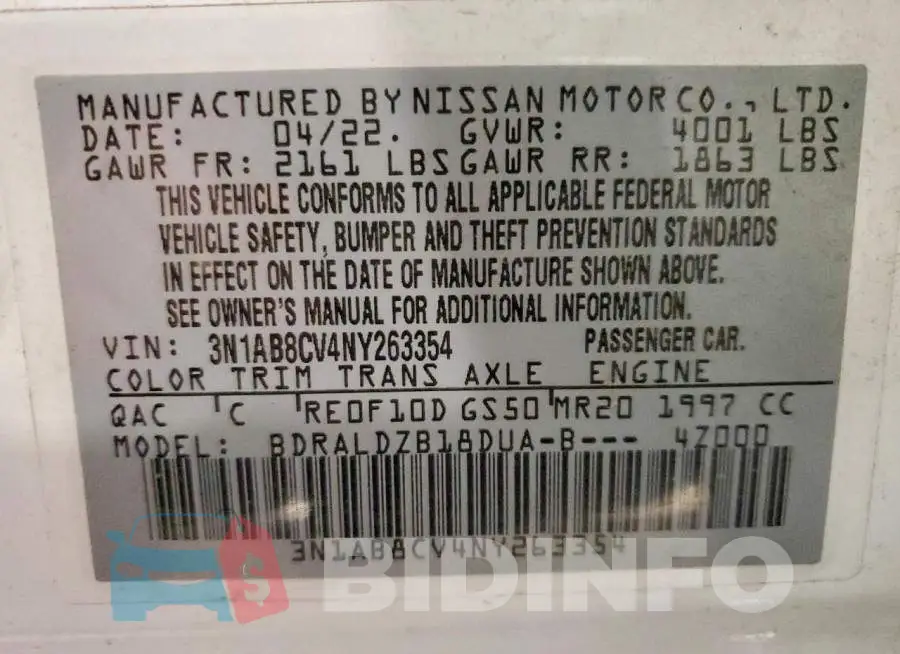 3N1AB8CV4NY263354 Photo# 12