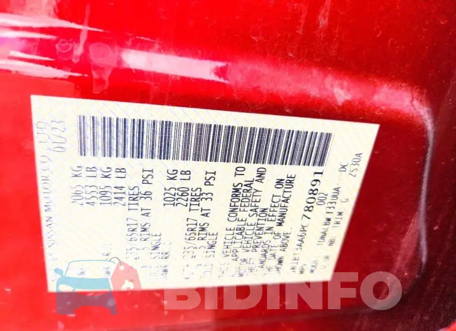 5N1BT3AA6PC780891 Photo# 14