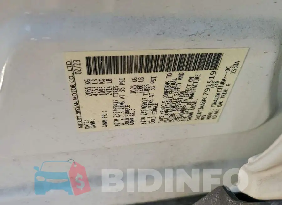 5N1BT3AA8PC791519 Photo# 13