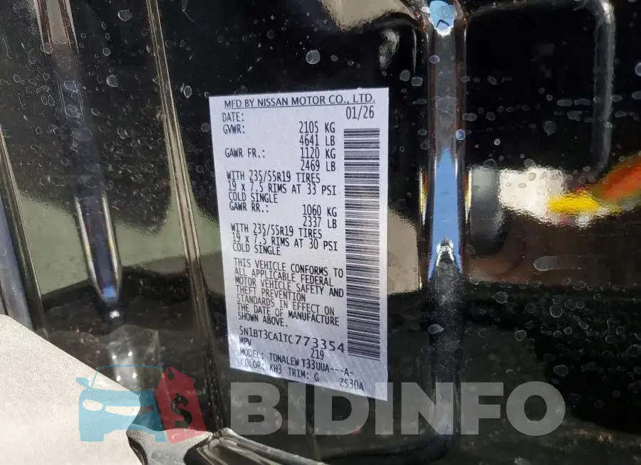 5N1BT3CA1TC773354 Photo# 13