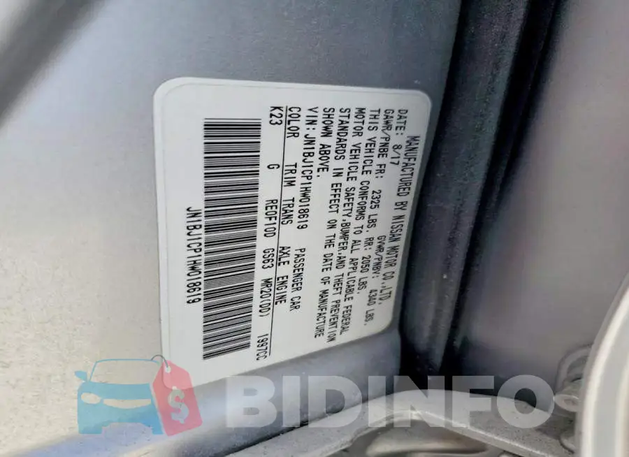 JN1BJ1CP1HW018619 Photo# 13