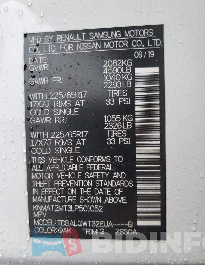 KNMAT2MT3LP501052 Photo# 13