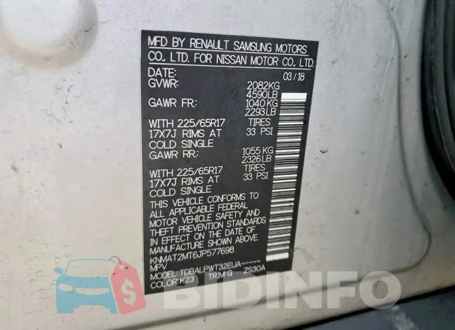 KNMAT2MT6JP577698 Photo# 12